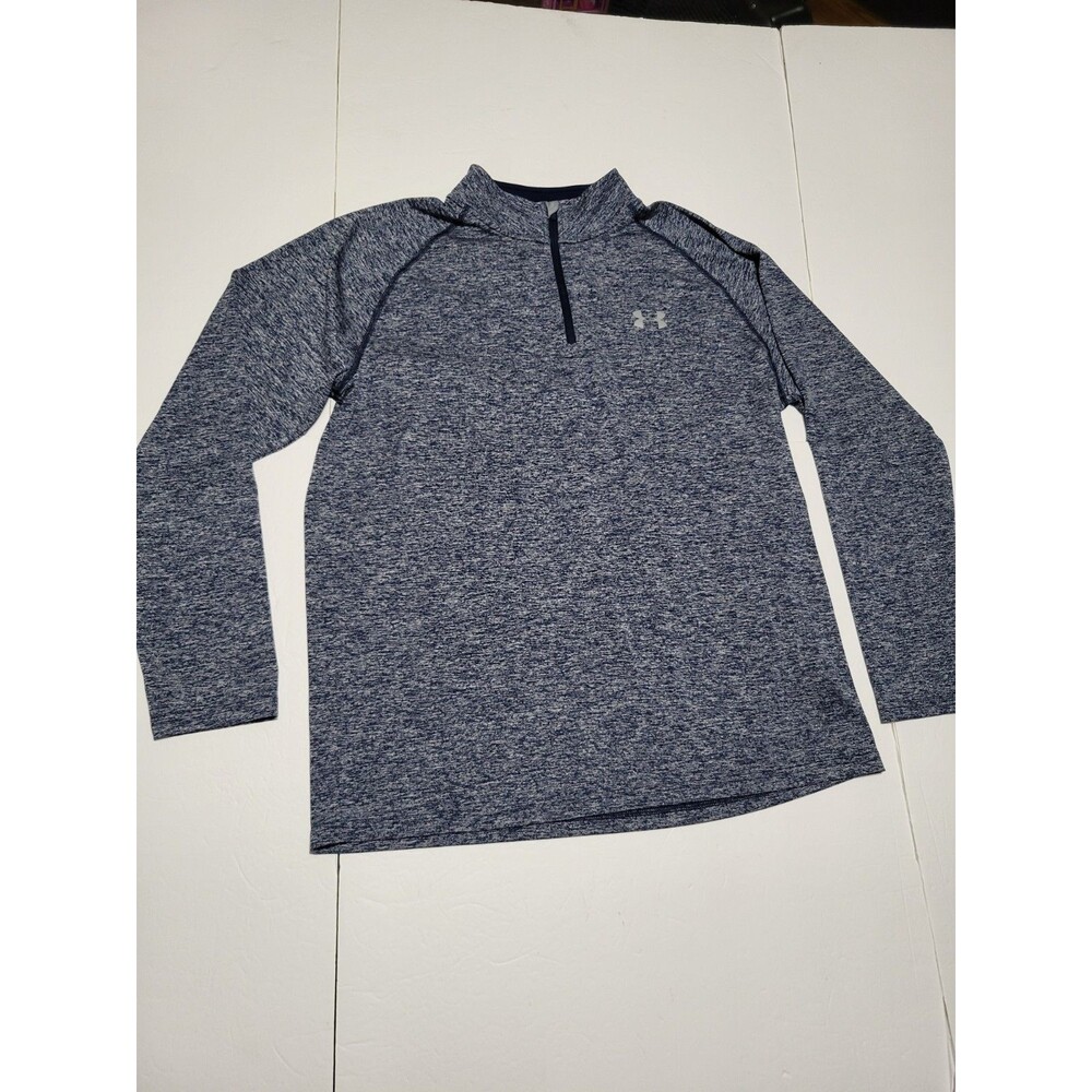 (#L2) Under Armour Tech Loose Fit Pullover 1/4 Zip Training Shirt Gray  MEN'S L